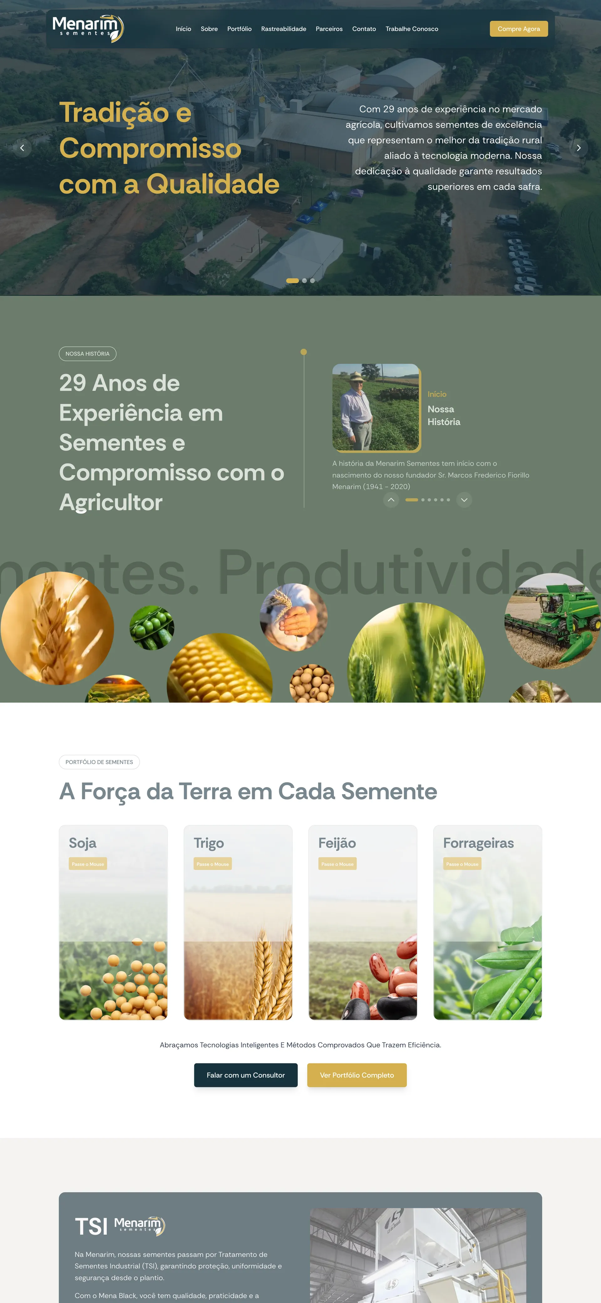 Menarim Sementes